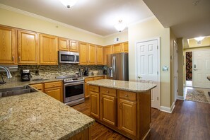 Condo, Multiple Beds, Private Pool, Beach View | Private kitchen