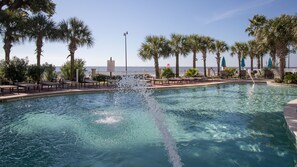 실내 수영장, 야외 수영장