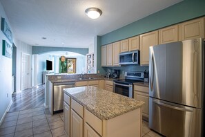 Condo, Multiple Beds, Private Pool, Beach View | Private kitchen