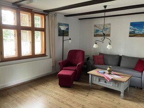 تلفزيون، مدفأة، كُتُب