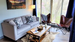 Flat-screen TV, fireplace, DVD player - Rita`s_rapids (Stanley)