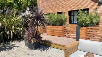 Dobbeltrom – deluxe, terrasse | Terrasse/patio