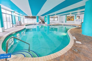 Indoor pool, outdoor pool