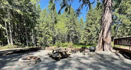 Lake Cushman Cabin with Private Access to Lake & Park
