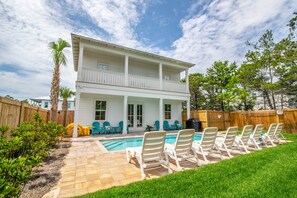 Una piscina riscaldata