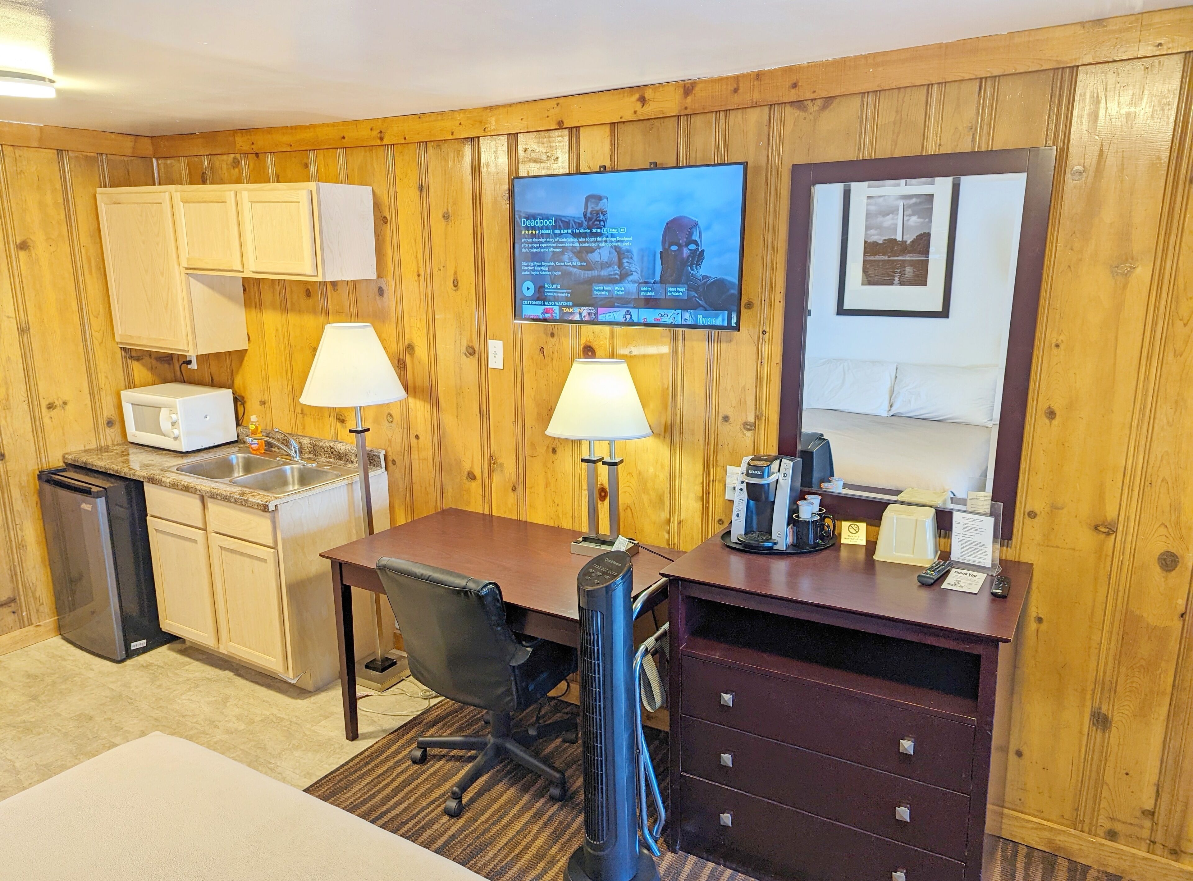 华丽双人房, 2 张双人床 | 高档床上用品、加厚床垫、熨斗/熨衣板、免费 WiFi