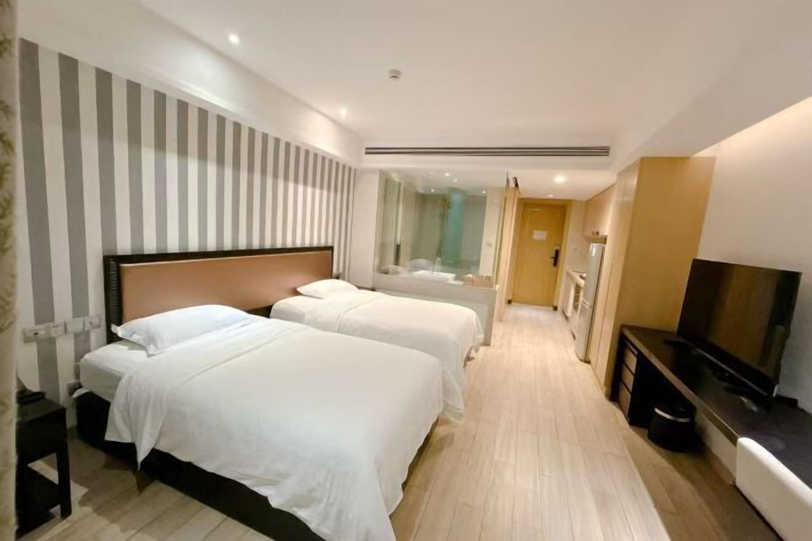 Blackout drapes, iron/ironing board, free WiFi, bed sheets