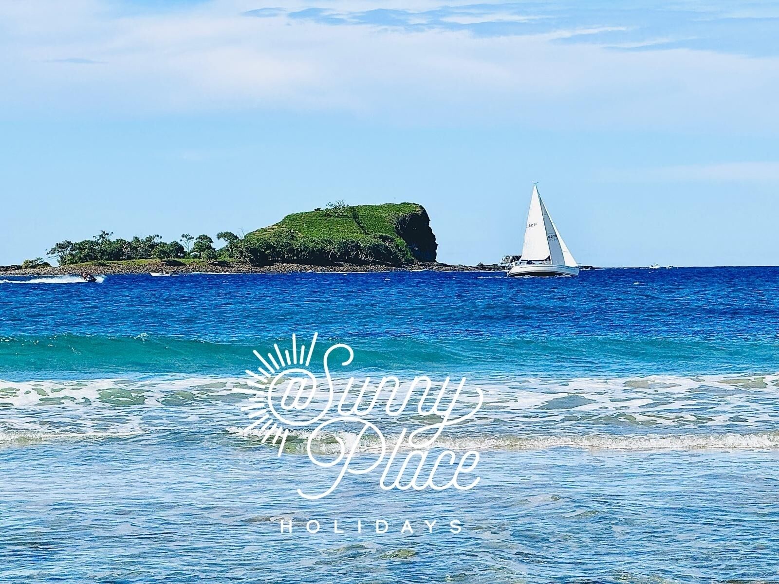 On the beach, sun loungers, beach towels