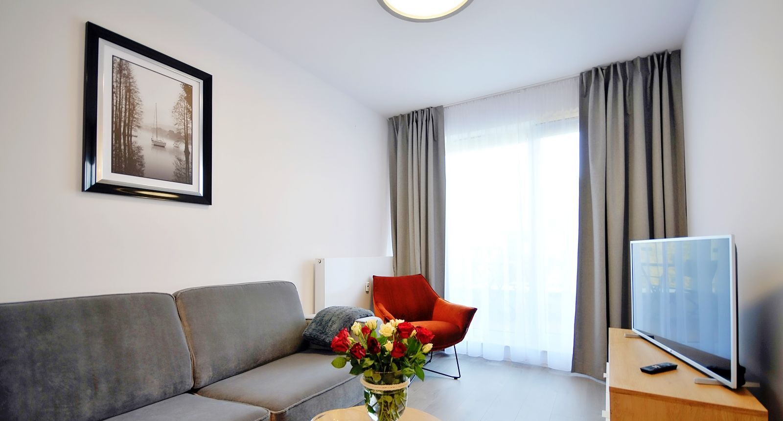 Deluxe Apartment, 1 Queen Bed with Sofa bed, Pool Access, Park View (NTC508) | Living area | 42-inch flat-screen TV with cable channels, TV, toys