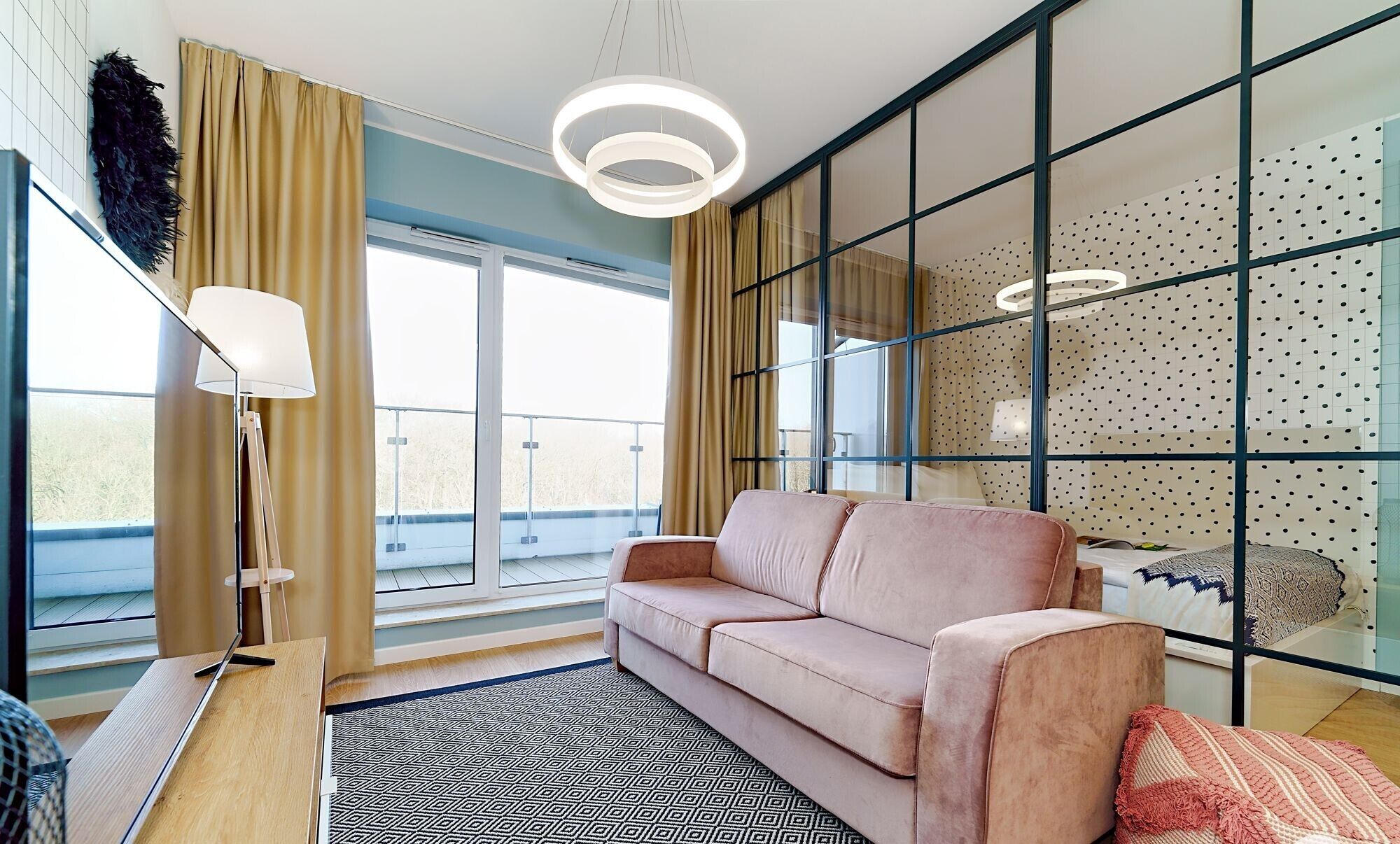 Classic Apartment, 1 Queen Bed with Sofa bed, Pool Access, Park View (NTD613) | Living area | 42-inch flat-screen TV with cable channels, TV, toys