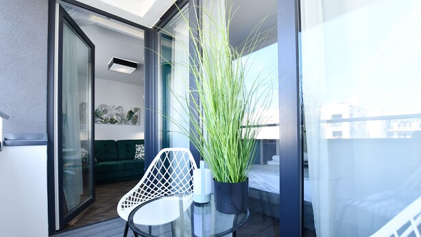 Comfort Apartment (Biały DOM 43) | Balcony - Apartamenty Biały DOM (Kolobrzeg)