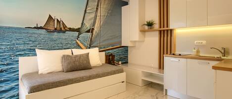 Departamento familiar (Marano) | Área de sala de estar | Televisión de plasma de 42 pulgadas con canales vía satélite