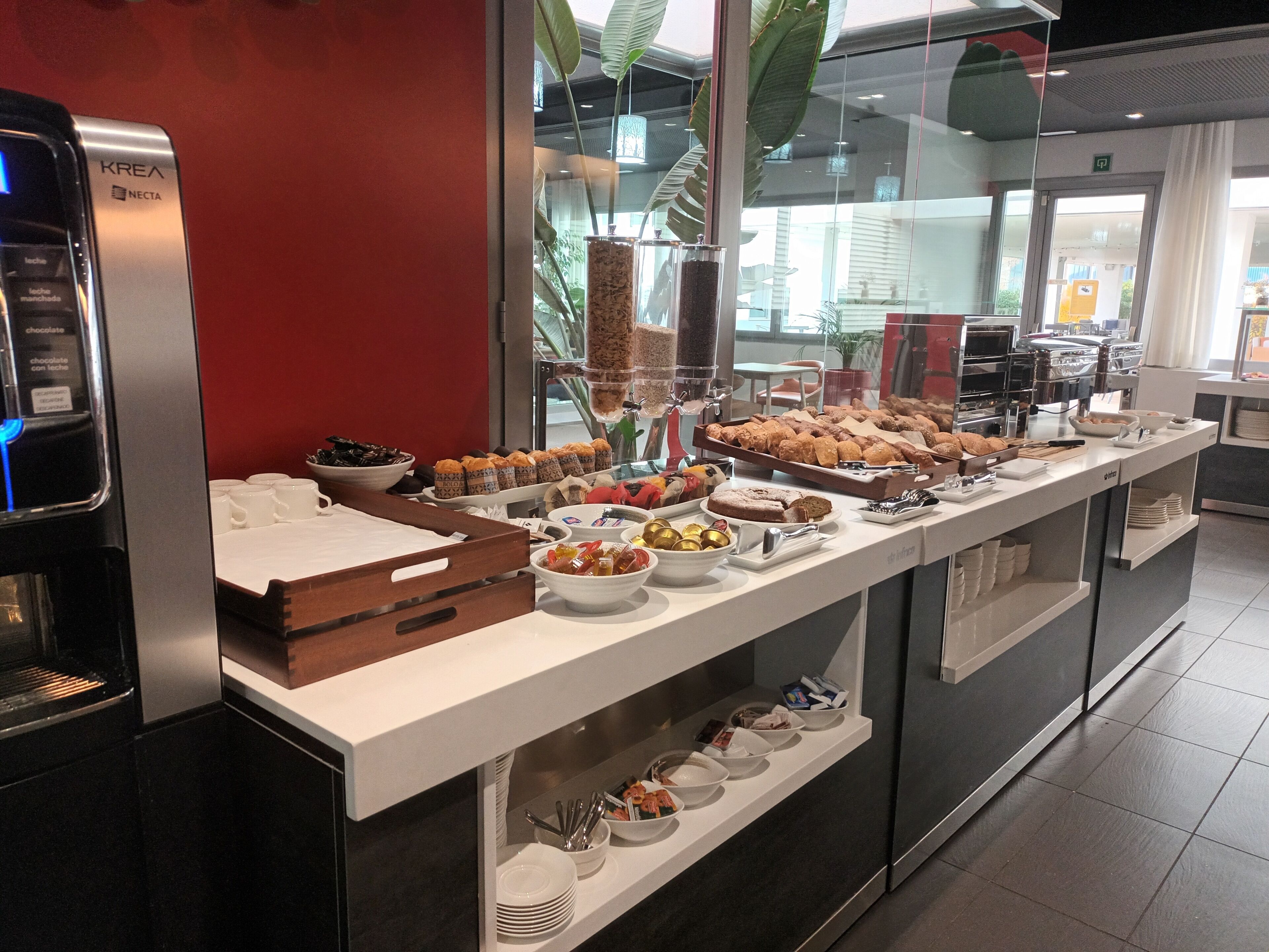 daily buffet breakfast (eur 14 per person)