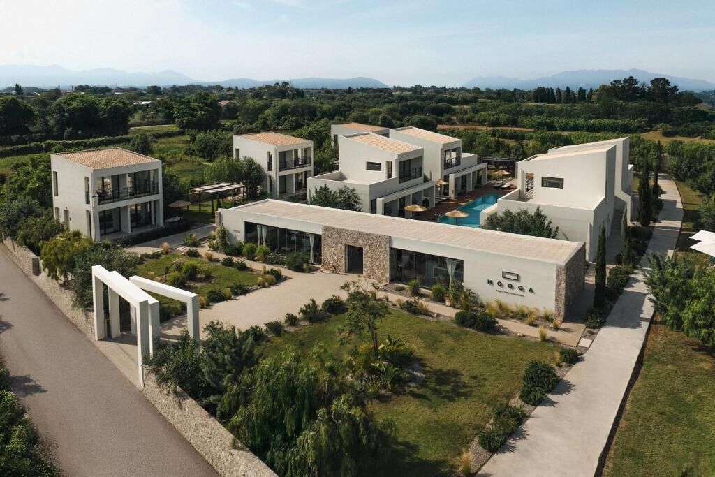 Majoituspaikan julkisivu