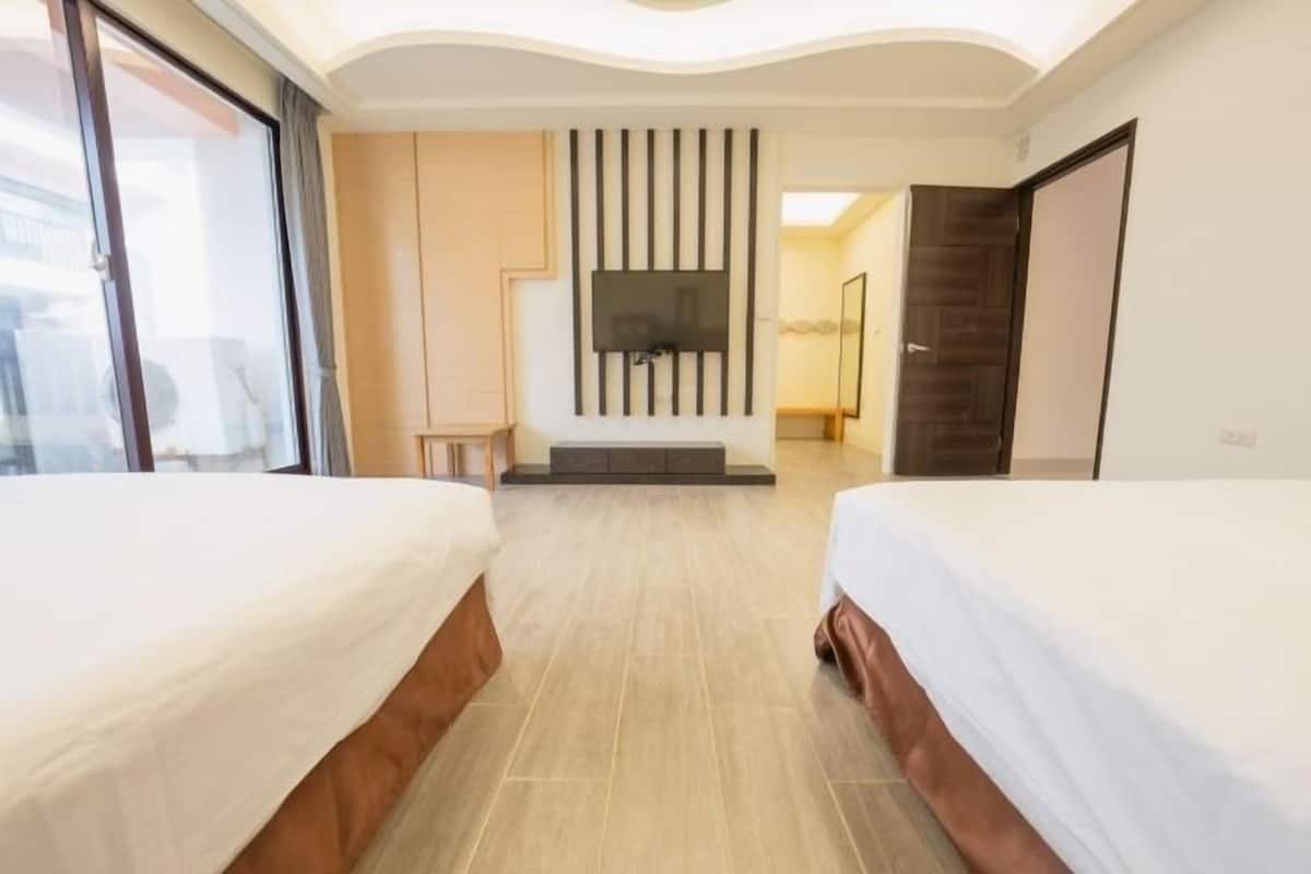 Individually furnished, desk, blackout curtains, rollaway beds