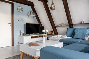 Smart-TV, Videospiele, DVD-Player, Bücher