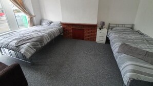 Iron/ironing board, rollaway beds (surcharge), bed sheets - Sial Group Townhouse (Ilford)