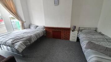 Iron/ironing board, rollaway beds, bed sheets