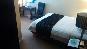Desk, iron/ironing board, bed sheets - Clayton Lodge (Newcastle-Under-Lyme)