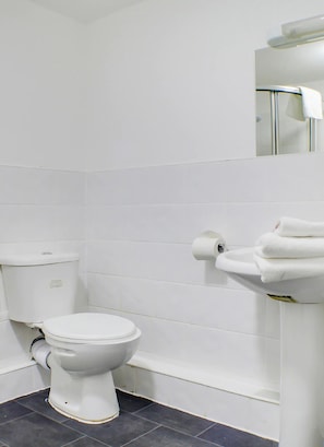 Free toiletries, hair dryer, towels, soap