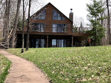 Front of the home from the Lake side