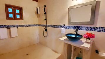 Towels, soap, toilet paper