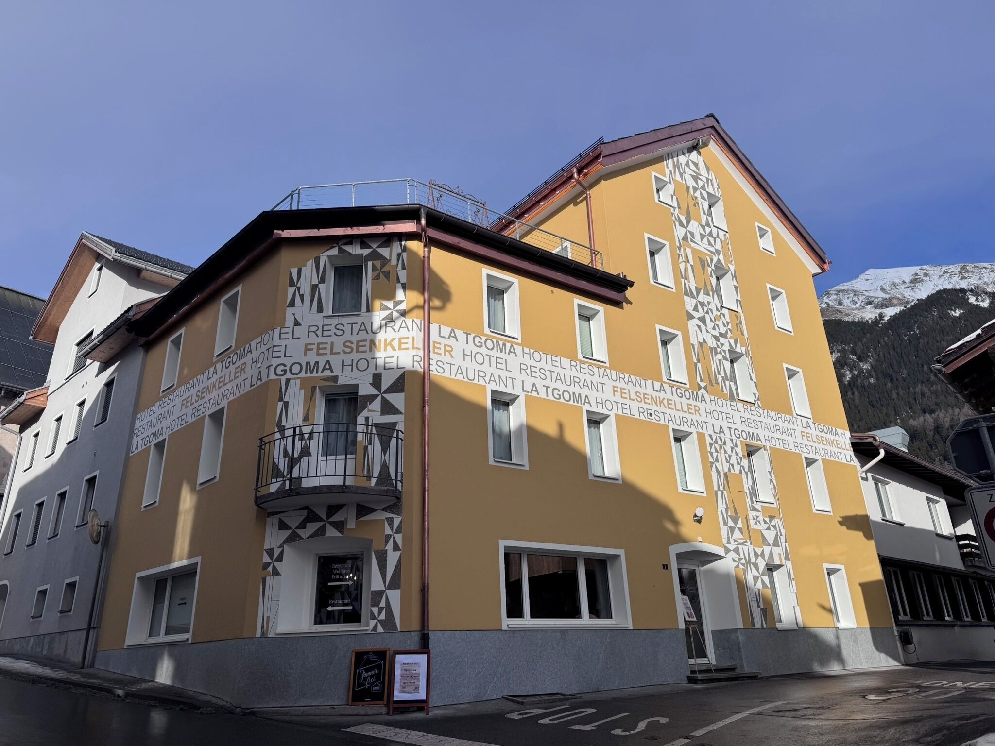 Fassade der Unterkunft