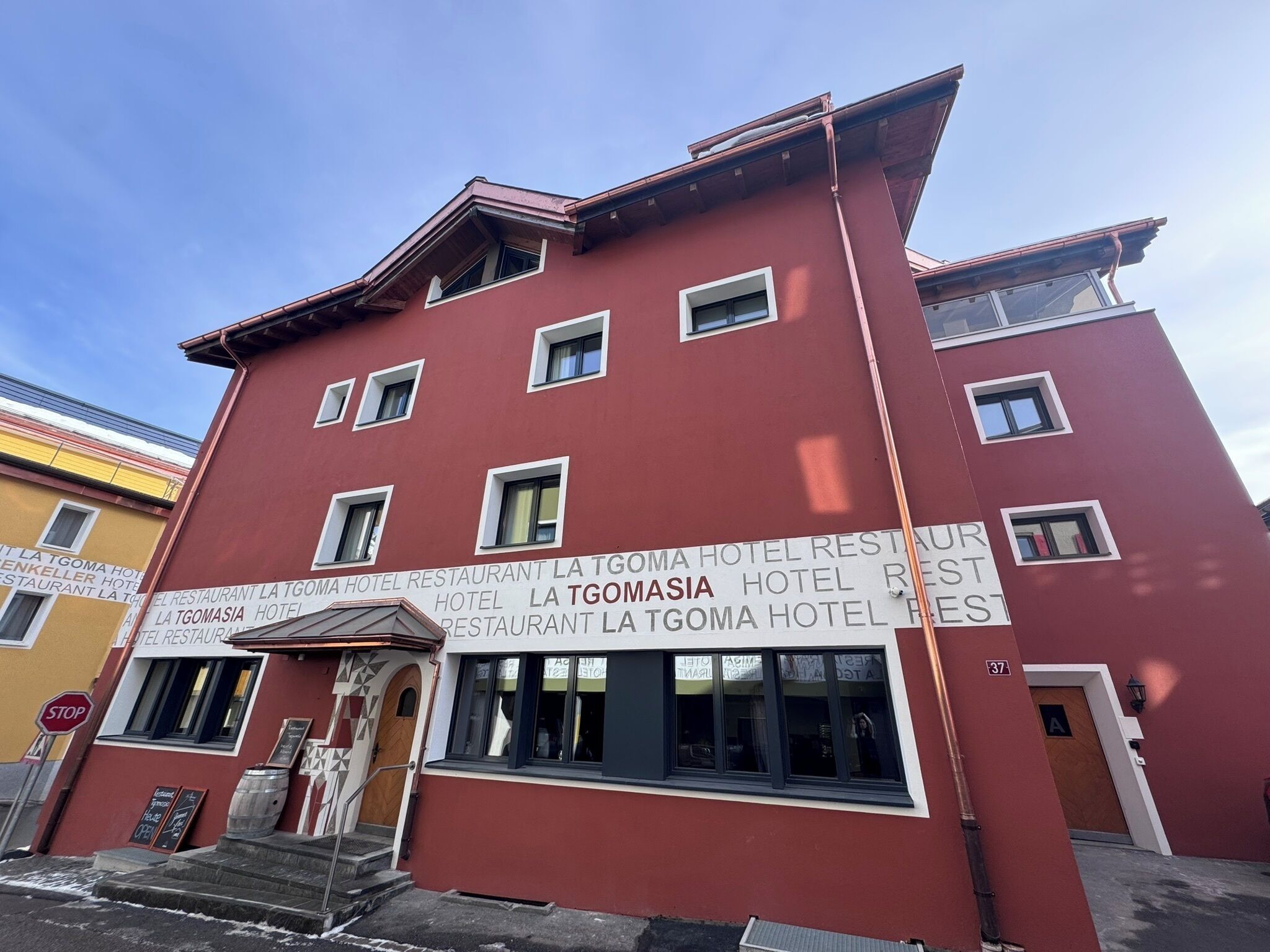 Fassade der Unterkunft