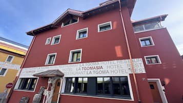 Fassade der Unterkunft