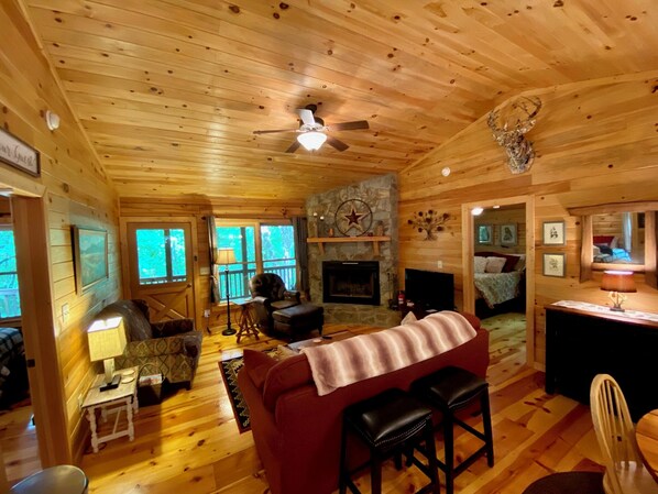 تلفزيون، مدفأة