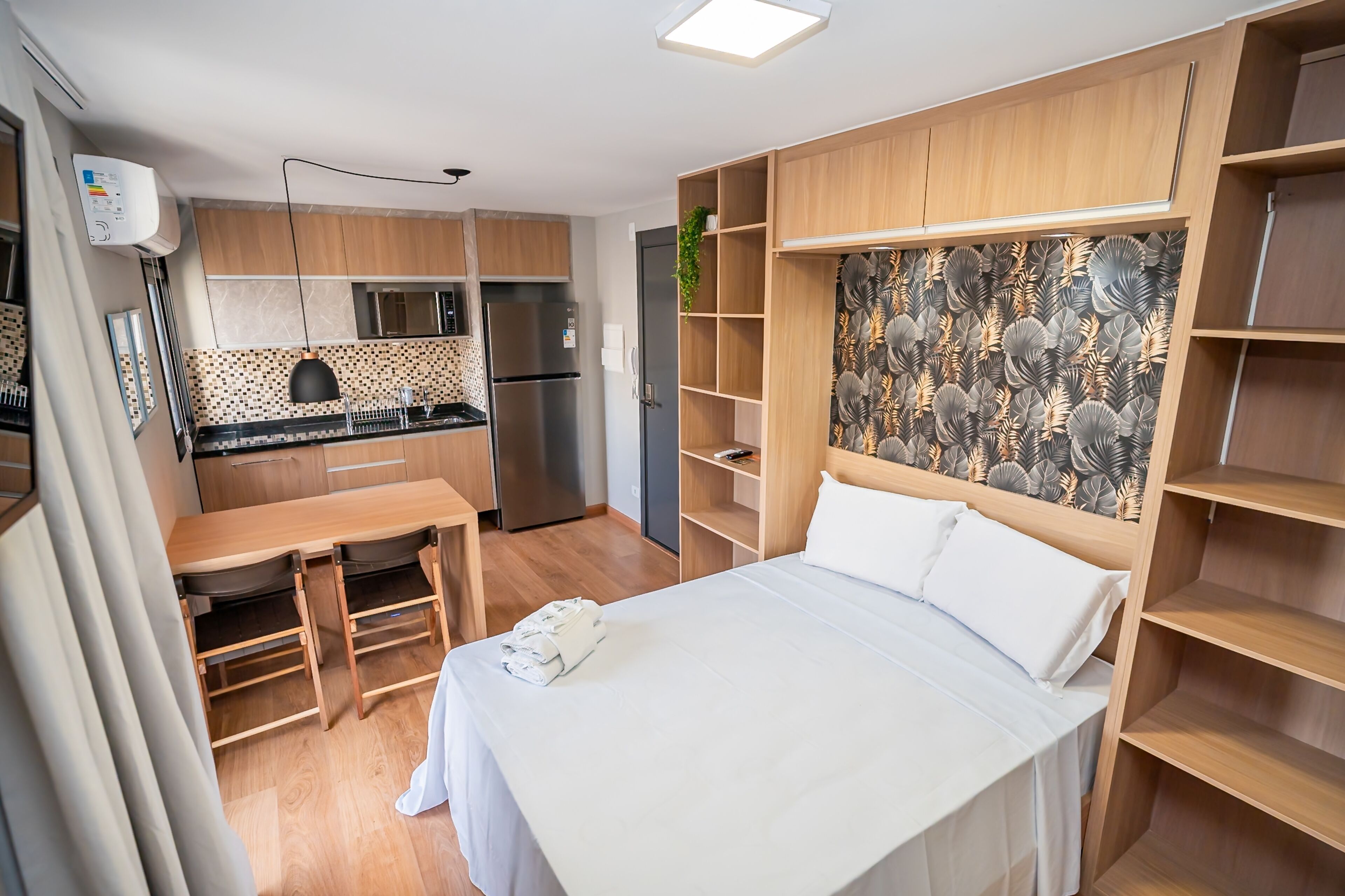 Apartemen | Tirai kedap cahaya, kedap suara, Wi-Fi gratis, dan seprai linen