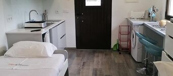 Land and sea study with heated pool