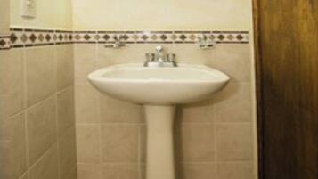 Standard Room (2 Double Beds) | Bathroom | Shower, free toiletries, towels, soap