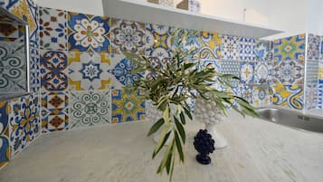 Deluxe Studio, Pool View (Terrace) | Premium bedding, pillowtop beds, minibar, individually decorated