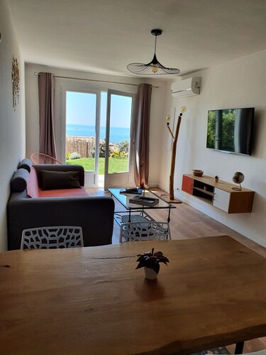 Rez de Villa T3 neuf, Magnifique vue mer