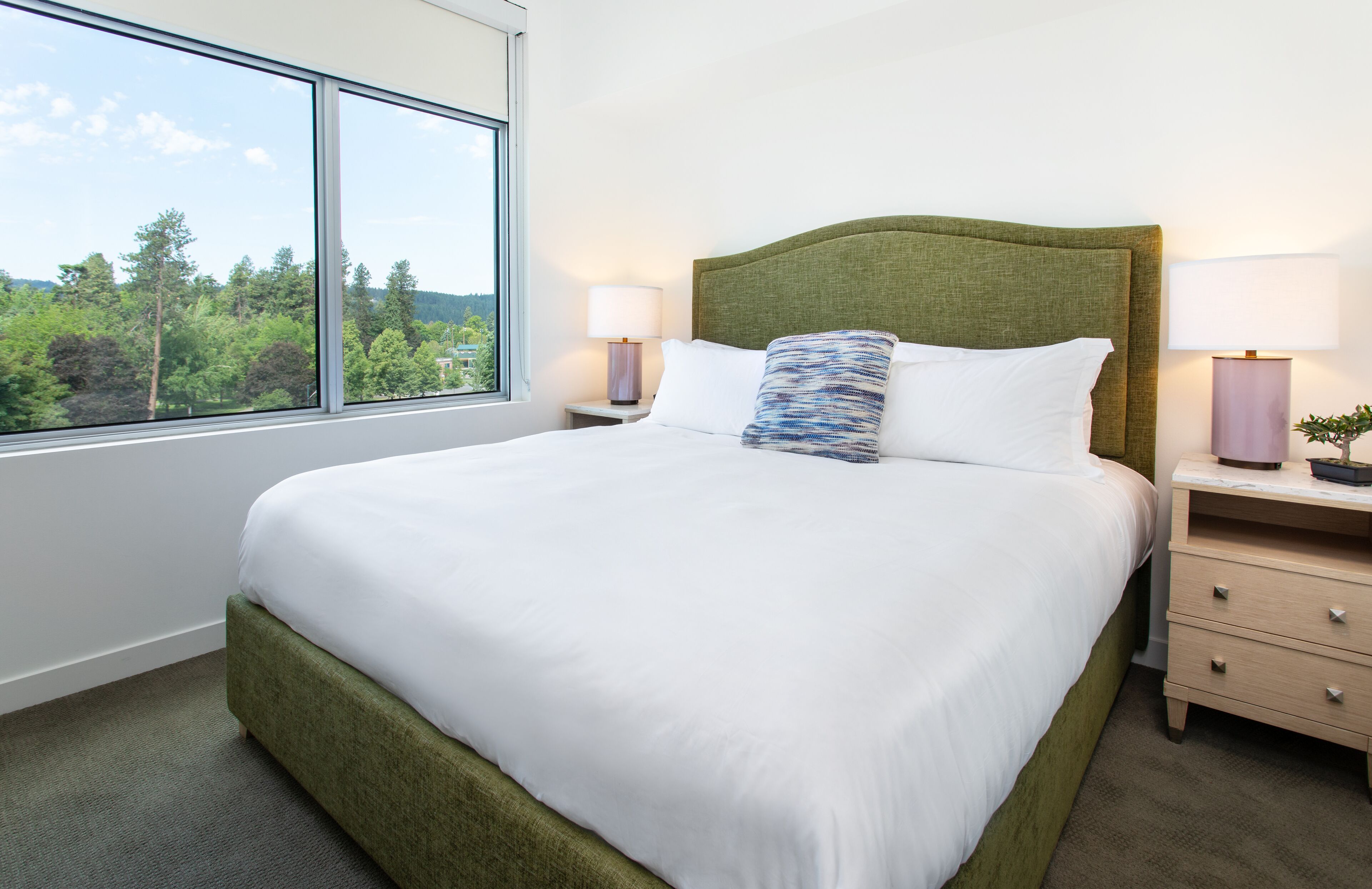 premium bedding, pillow-top beds, individually decorated