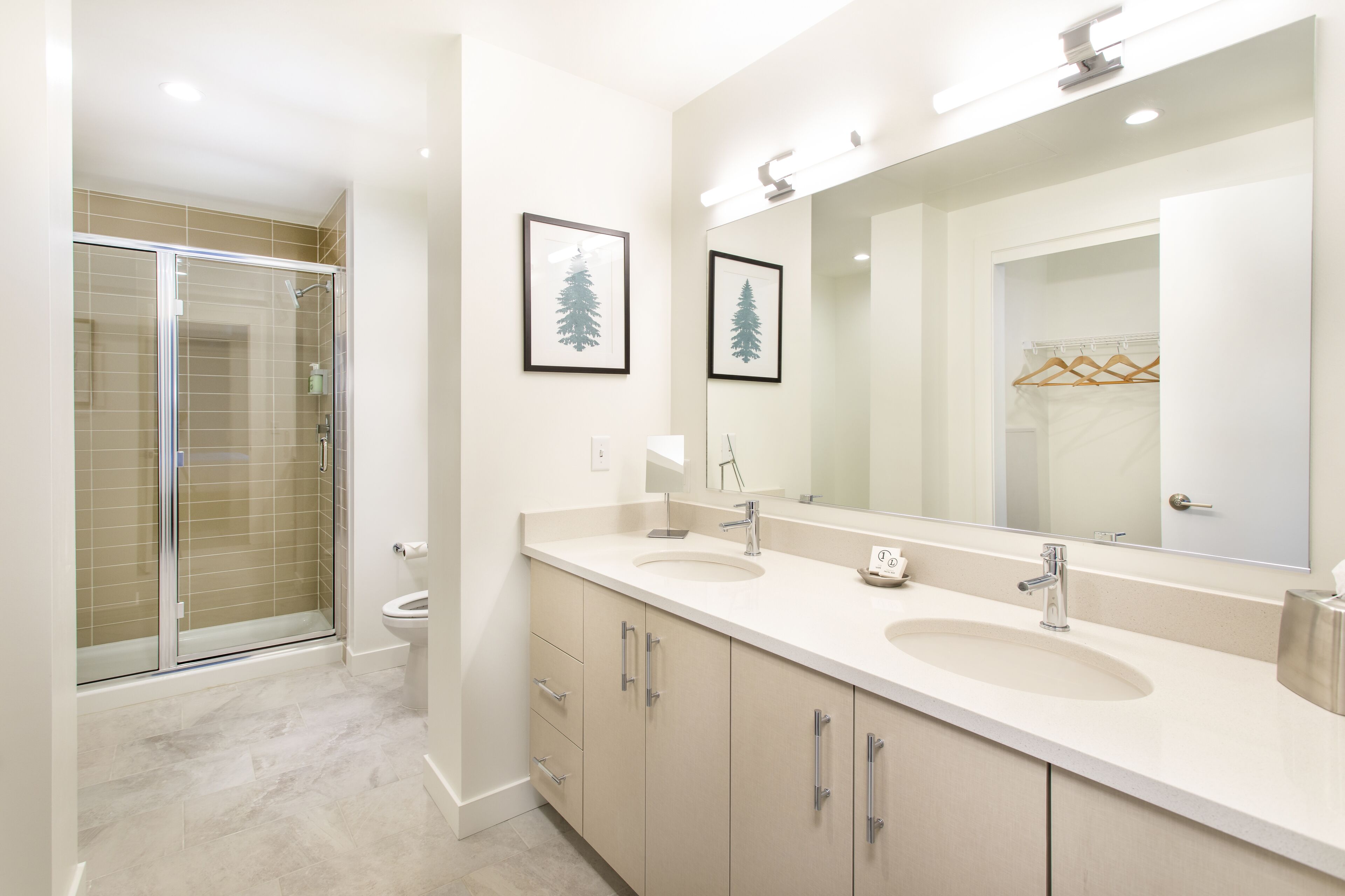 free toiletries, hair dryer, bathrobes, towels