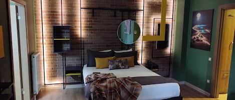 Premium bedding, down comforters, individually decorated