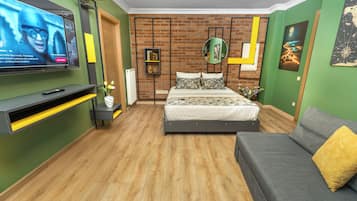 Panoramic Suite, Garden View, Garden Area | Premium bedding, down comforters, individually decorated