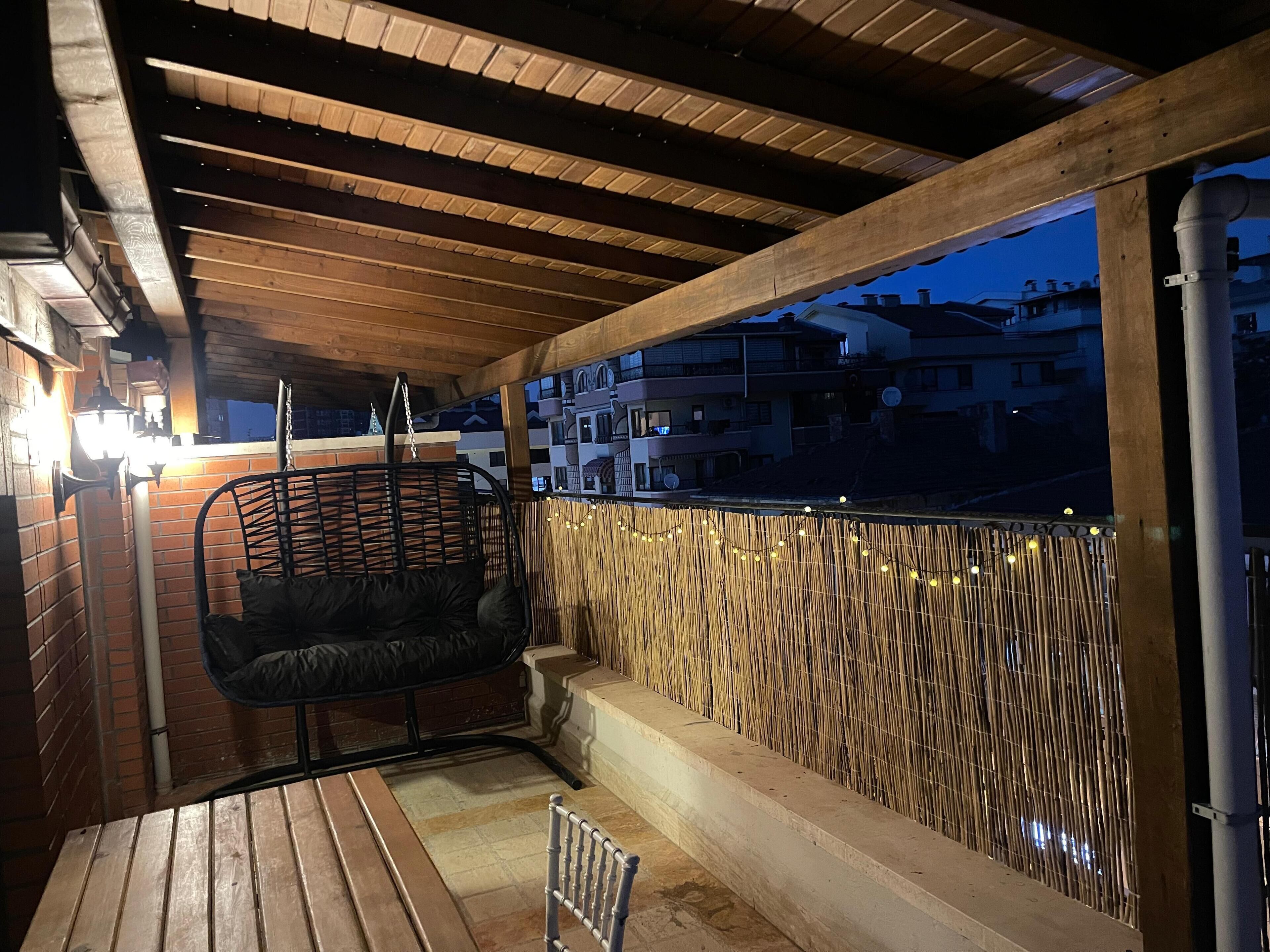 Design Penthouse, Terrace, City View | Premium bedding, down comforters, individually decorated