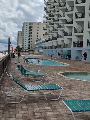 Indoor pool, outdoor pool