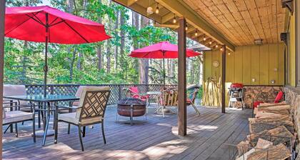 Home w/ Serene Deck in Twain Harte!