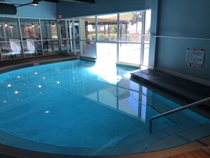 Indoor pool, outdoor pool