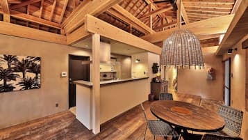 Deluxe Villa | Living area | 45-inch flat-screen TV with digital channels, TV
