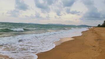 Private beach