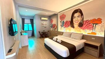 Elite Double Room, Garden View | Free WiFi, bed sheets