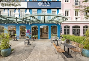 Façade de l’hébergement