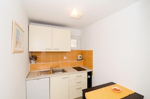 Studio (Comfort Studio with Terrace) | Private kitchenette | Fridge - Villa Barbara (Zupa dubrovacka)