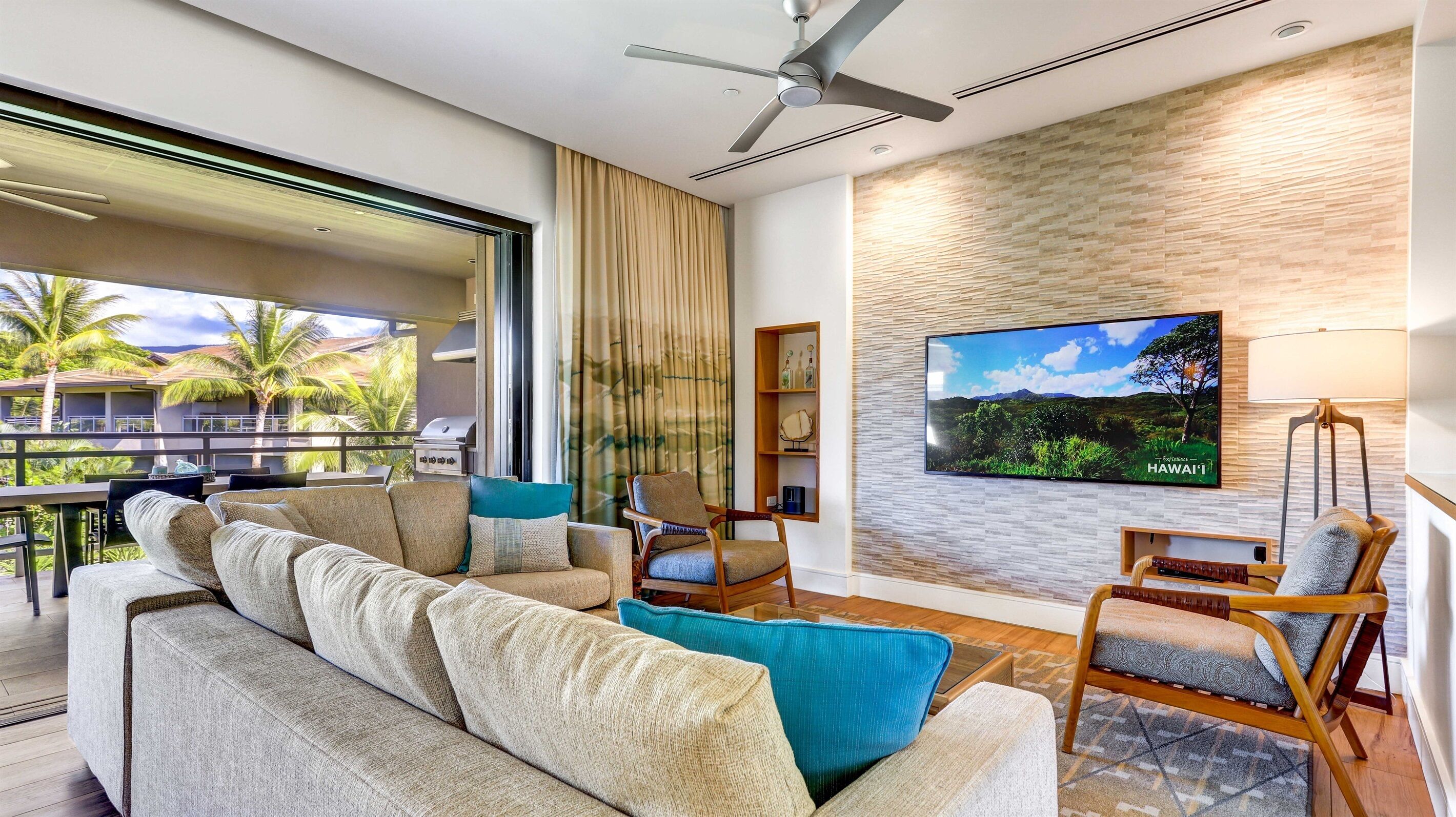 Smart TV, DVD player, stereo