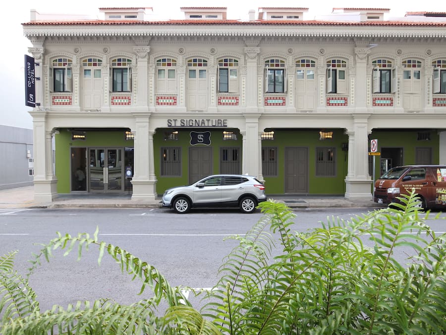 Fachada de la propiedad